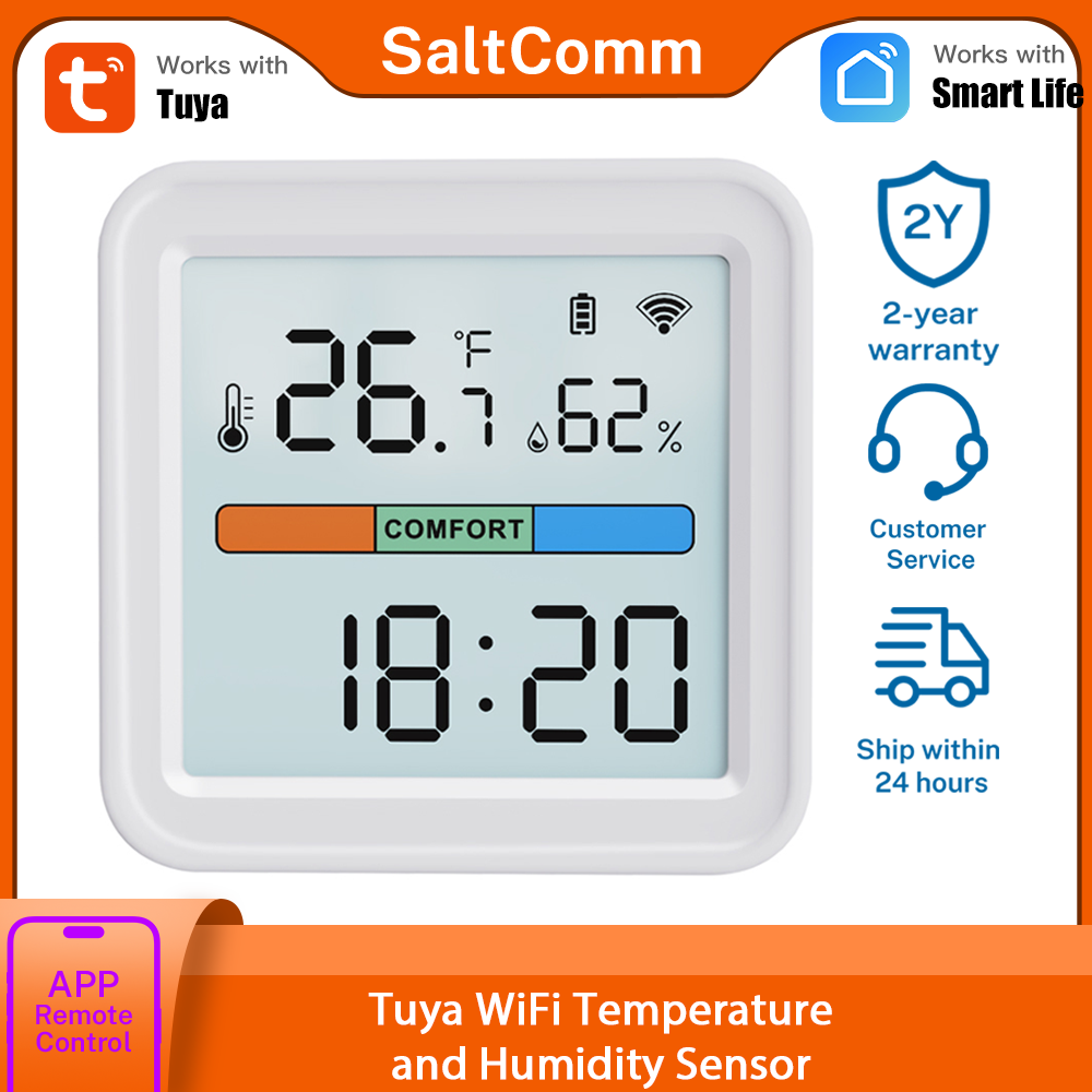 Home Assistant Tuya - Czujnik temperatury i wilgotności Tuya New