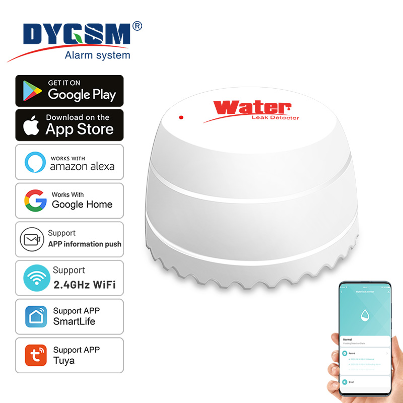 Home Assistant Tuya - Tuya WiFi Detektor wycieku wody Czujnik