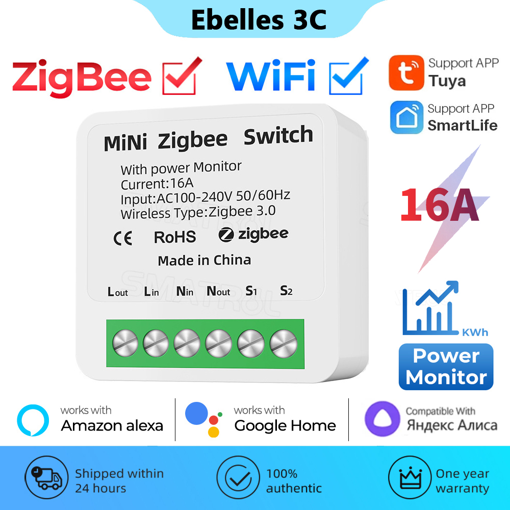 Sonoff Basic - Tuya WiFi Zigbee inteligentny przełącznik z