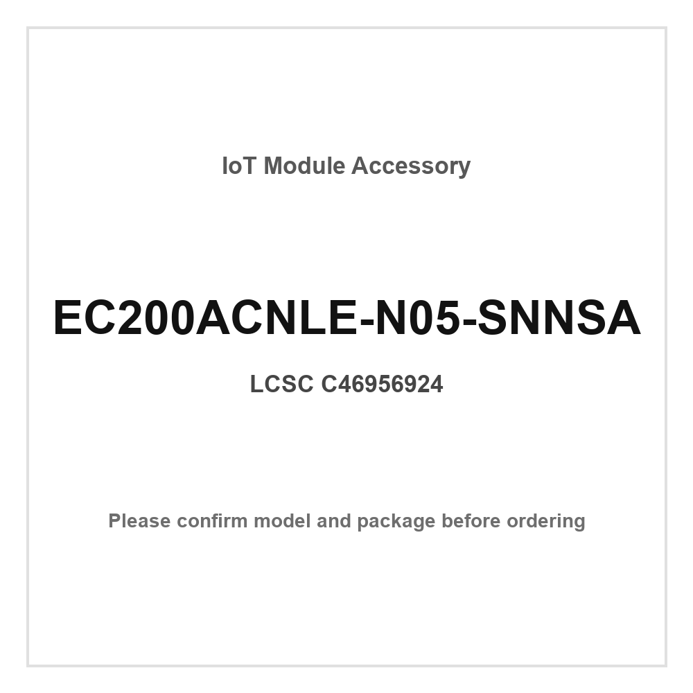 Smart Home Module Iot - 1 szt. EC200ACNLE-N05-SNNSA I2C PCM SPI