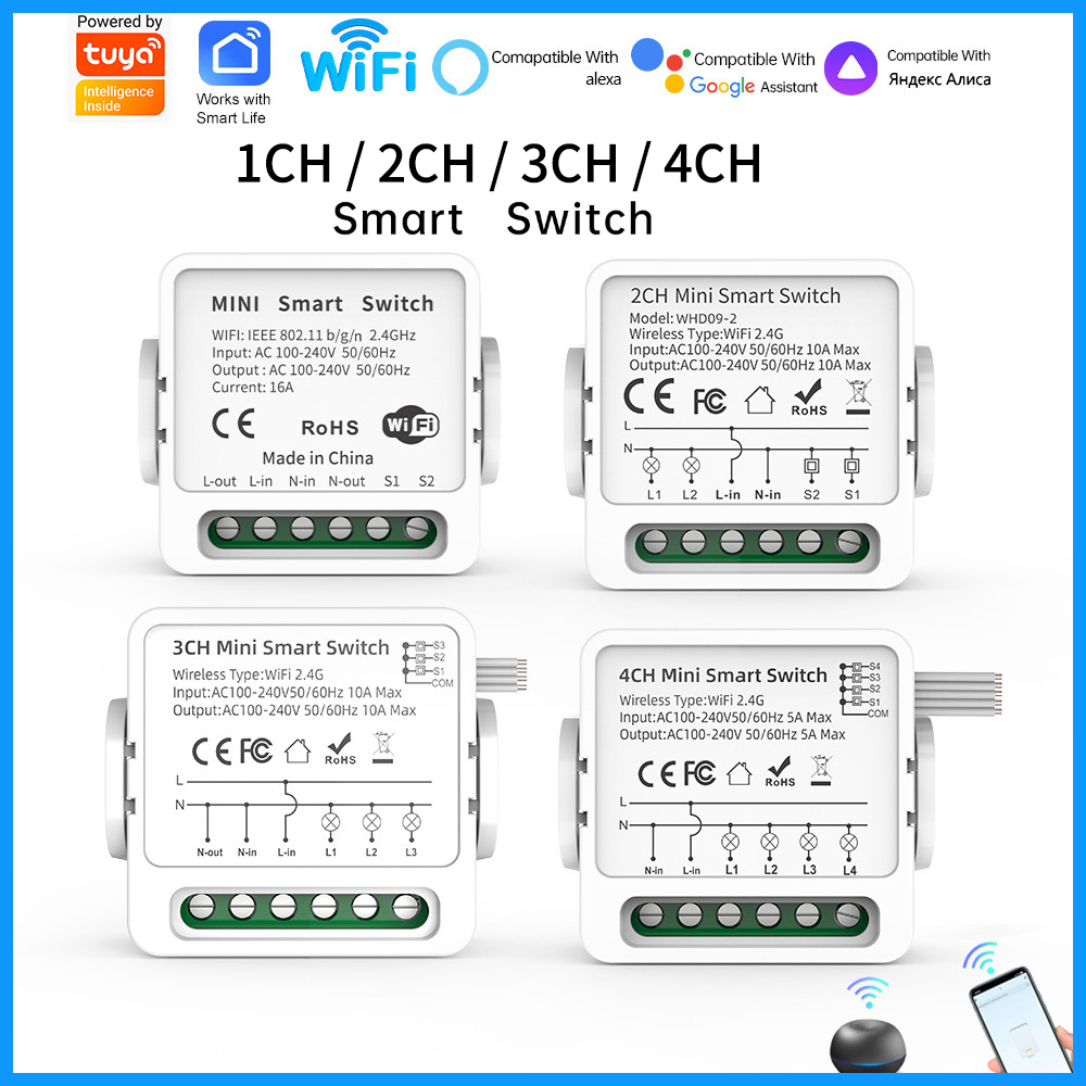 Inteligentny przełącznik WiFi  – Smart Relay Tuya recenzja i cena