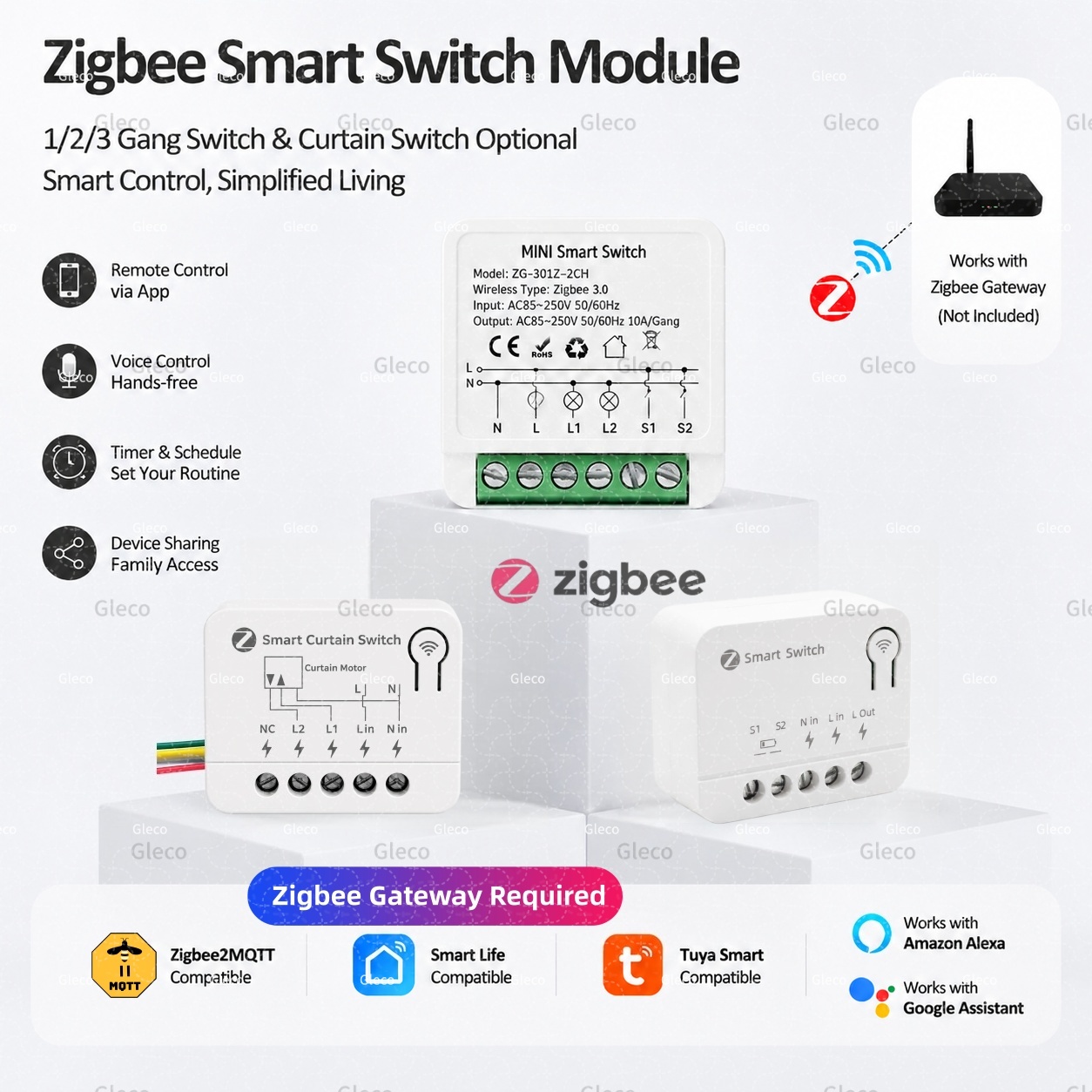 Moduł przełącznika Zigbee Extr – Tuya 4 Channel recenzja i cena