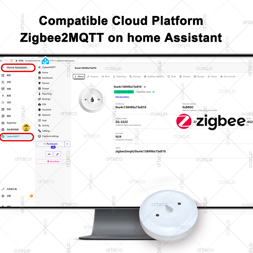 Czujnik zalania Tuya Smart Zig – Home Assistant Tuya recenzja i cena