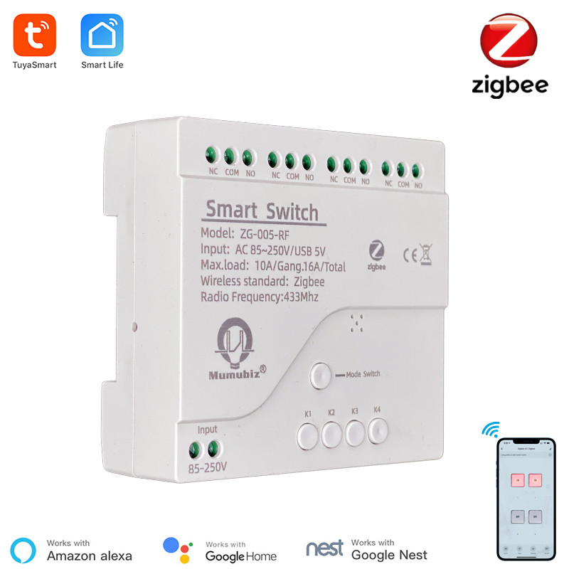 Tuya Smart Zigbee Przełącznik  – Tuya 4 Channel recenzja i cena