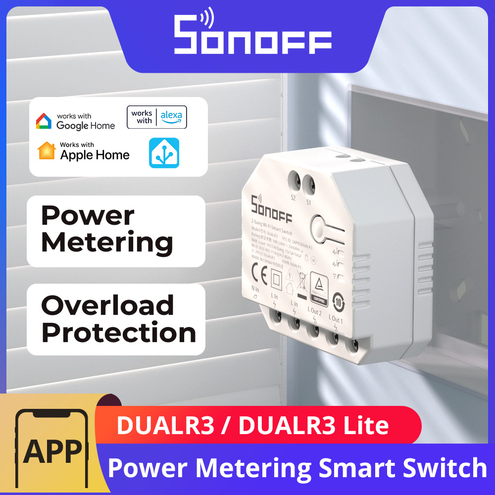 SONOFF DUALR3 / DUALR3 Lite 2- – Sonoff Mini R4 recenzja i cena